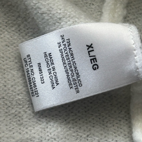 Vince camuto sweater neutral‎ minimalist staple piece v neck office - Picture 8 of 11